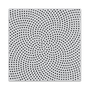 Hero Arts Dot Moire Bold Prints Cling Rubber Stamp