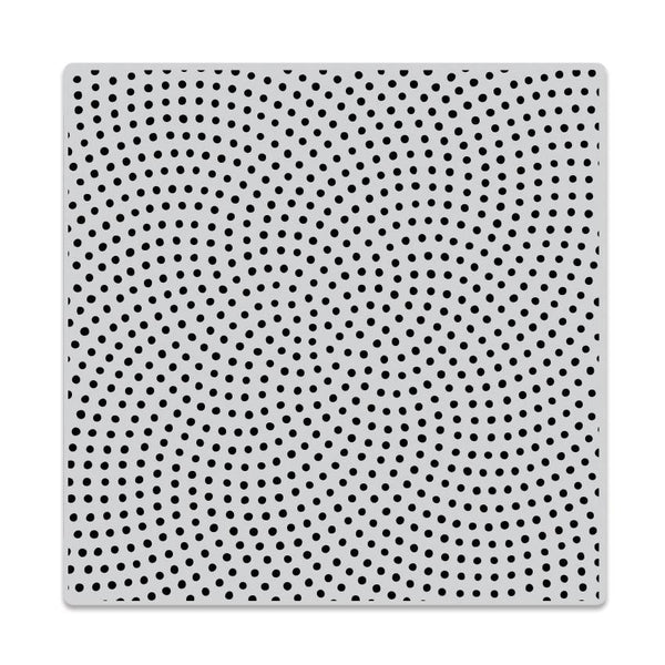 Hero Arts Dot Moire Bold Prints Cling Rubber Stamp