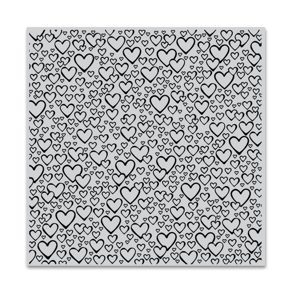 Hero Arts Bursting with Love Bold Prints Cling Rubber Stamp