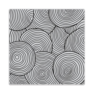 Hero Arts Circle Pattern Bold Prints Cling Rubber Stamp