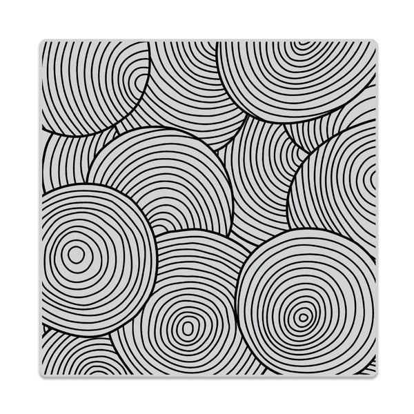 Hero Arts Circle Pattern Bold Prints Cling Rubber Stamp