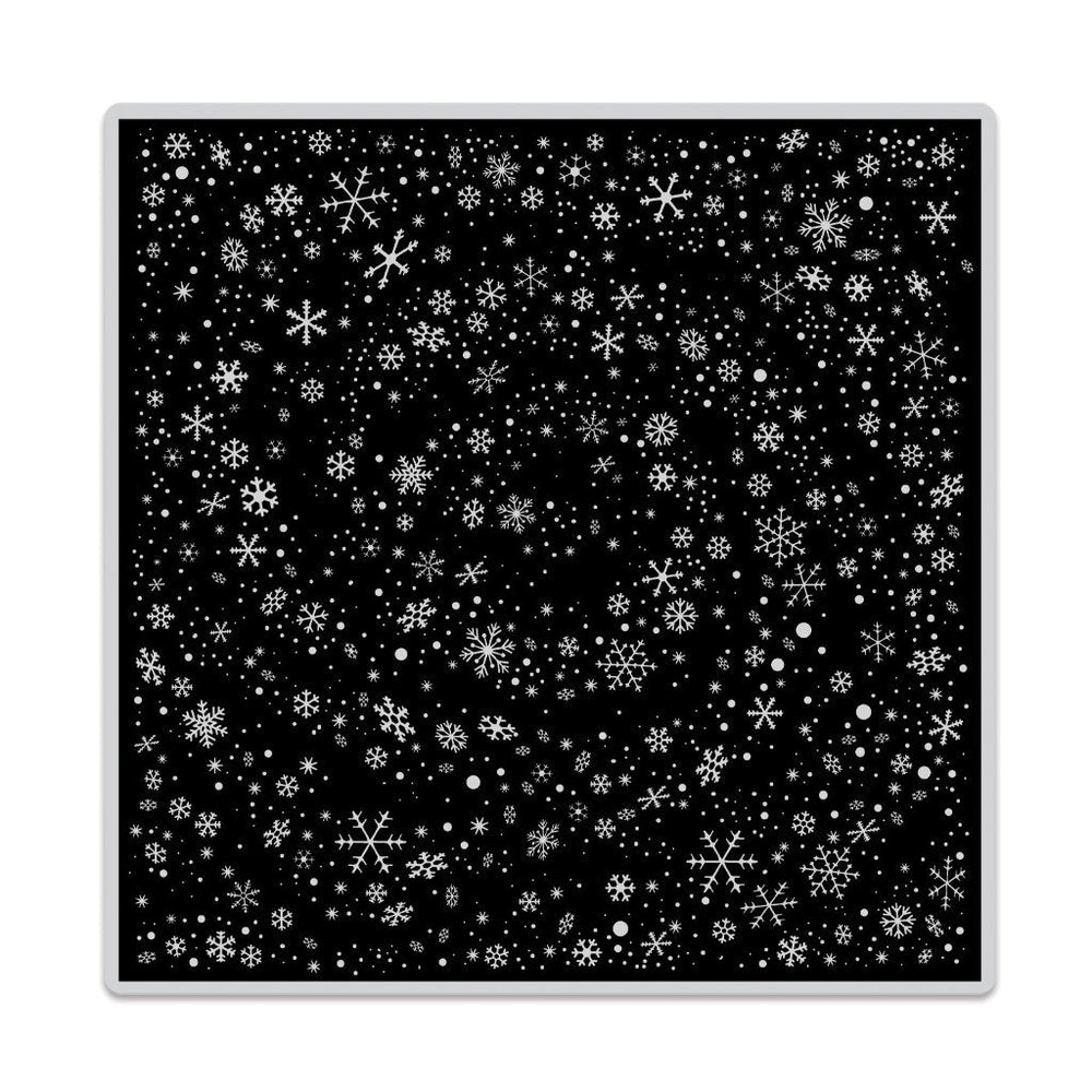 Hero Arts Snowflake Swirl Bold Prints Cling Rubber Stamp