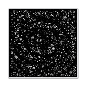 Hero Arts Snowflake Swirl Bold Prints Cling Rubber Stamp