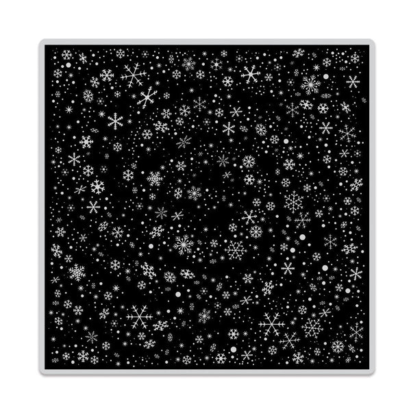 Hero Arts Snowflake Swirl Bold Prints Cling Rubber Stamp