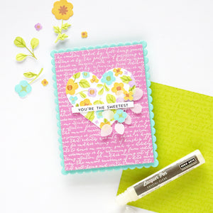 Hero Arts Script Bold Prints Cling Rubber Stamp