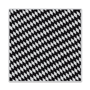 Hero Arts Slanted Checkerboard Bold Prints Cling Rubber Stamp