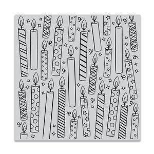 Hero Arts Candles Bold Prints Cling Rubber Stamp