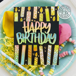 Hero Arts Birthday XL Stamp & Cut Set