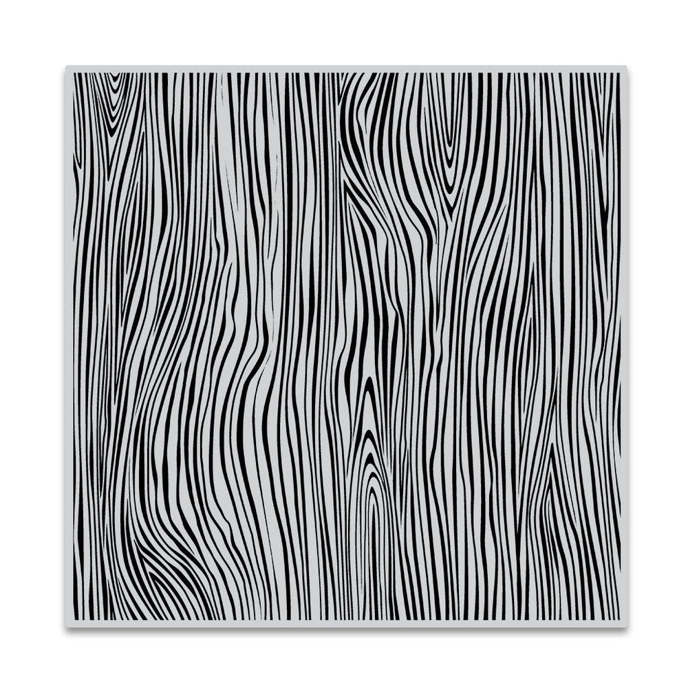 Hero Arts Woodgrain Bold Prints Cling Rubber Stamp