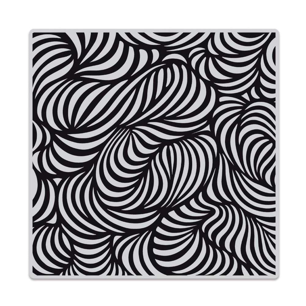 Hero Arts Swirl Bold Prints Cling Rubber Stamp