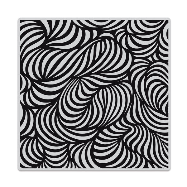 Hero Arts Swirl Bold Prints Cling Rubber Stamp