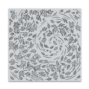 Hero Arts Leaves in the Wind Bold Prints Cling Rubber Stamp