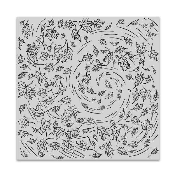 Hero Arts Leaves in the Wind Bold Prints Cling Rubber Stamp