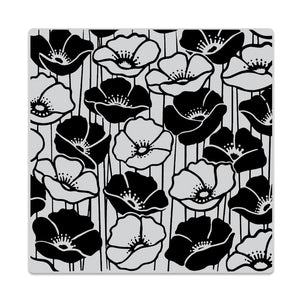 Hero Arts Poppy Field Bold Prints Cling Rubber Stamp