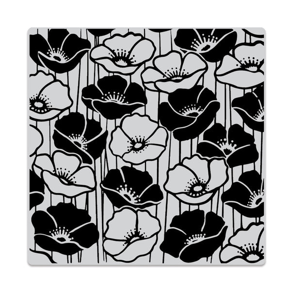 Hero Arts Poppy Field Bold Prints Cling Rubber Stamp