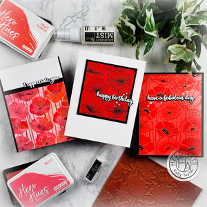Hero Arts Poppy Field Bold Prints Cling Rubber Stamp