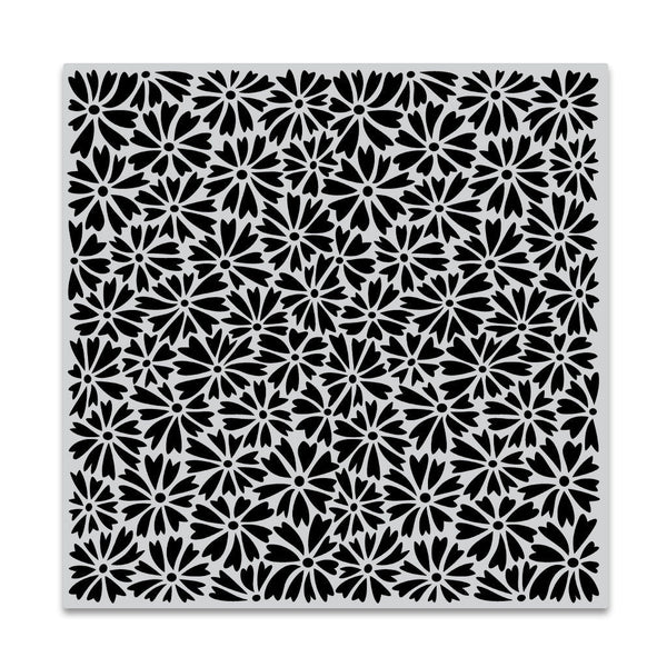 Hero Arts Heart-Shaped Daisies Bold Prints Cling Rubber Stamp