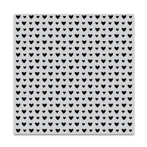 Hero Arts Mini Hearts Bold Prints Cling Rubber Stamp