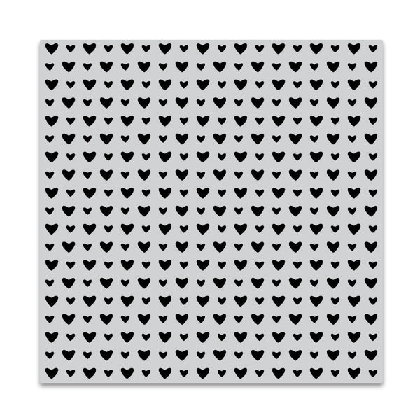 Hero Arts Mini Hearts Bold Prints Cling Rubber Stamp
