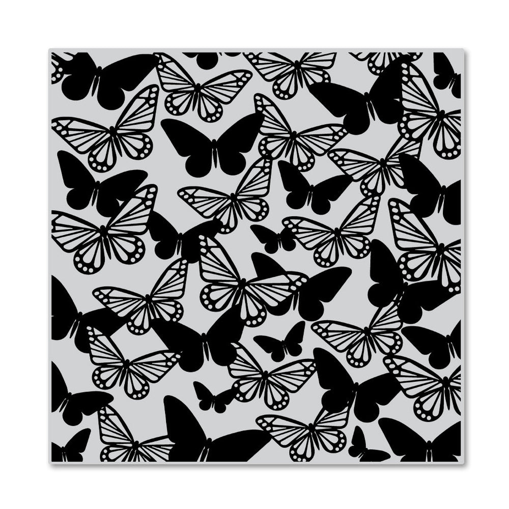 Hero Arts Fluttering Butterflies Bold Prints Cling Rubber Stamp