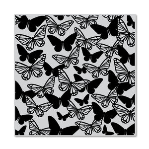 Hero Arts Fluttering Butterflies Bold Prints Cling Rubber Stamp