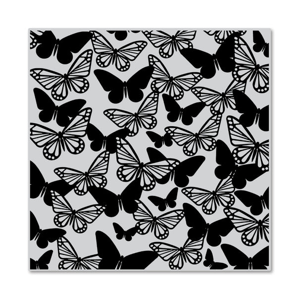 Hero Arts Fluttering Butterflies Bold Prints Cling Rubber Stamp