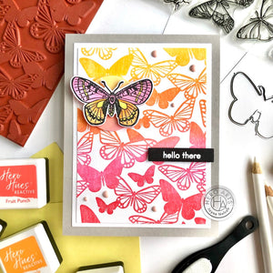 Hero Arts Beautiful Butterflies Clear Stamps