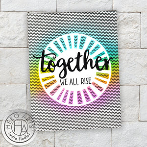 Hero Arts Zigzag Texture Bold Prints Cling Rubber Stamp