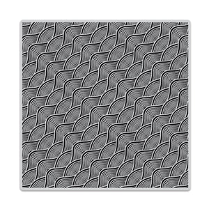 Hero Arts Wave Pattern Bold Prints Cling Rubber Stamp
