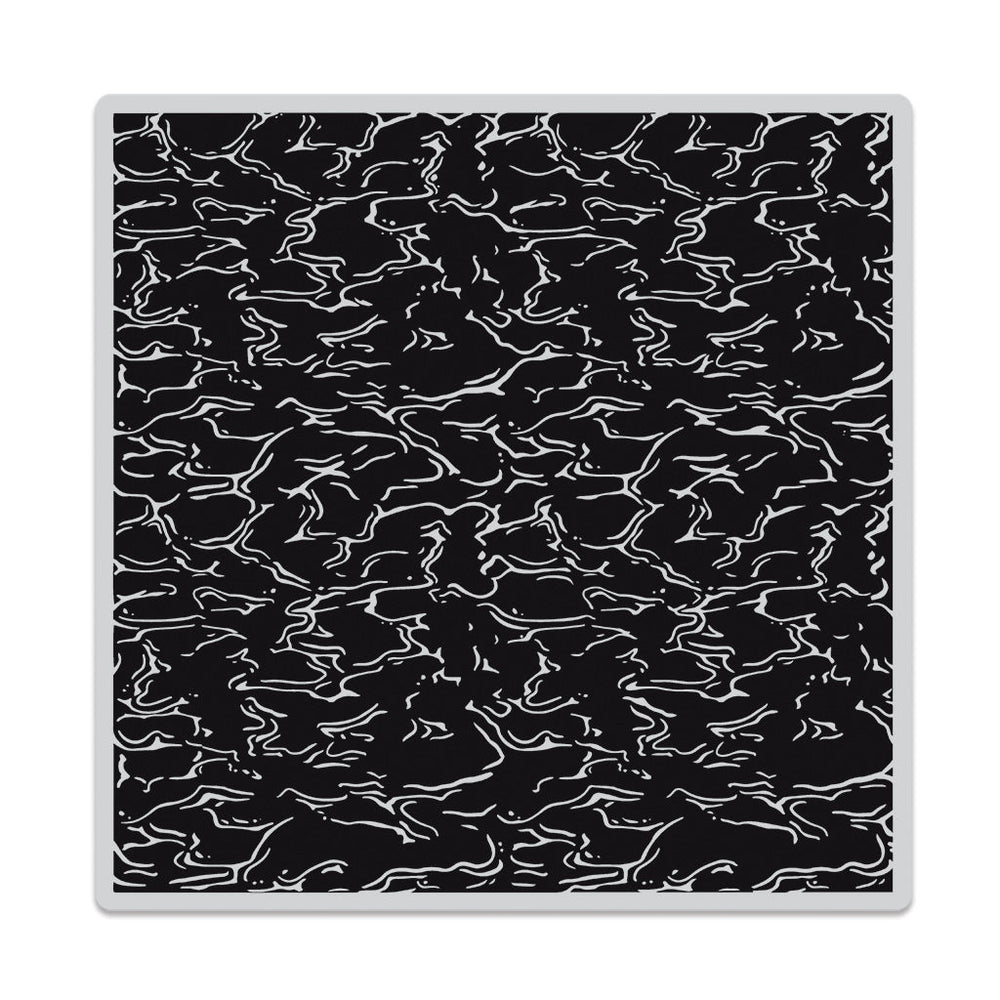 Hero Arts Aqua Texture Bold Prints Cling Rubber Stamp