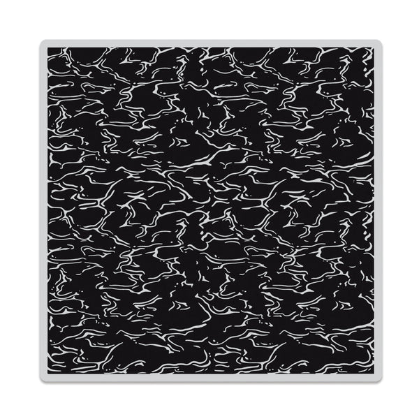 Hero Arts Aqua Texture Bold Prints Cling Rubber Stamp