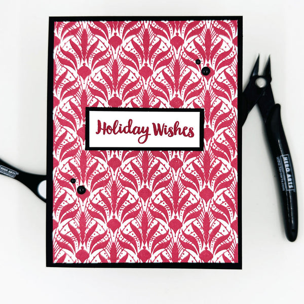 Hero Arts Style Moderne Bold Prints Cling Rubber Stamp