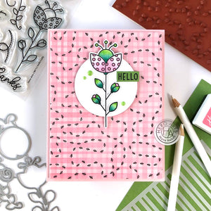 Hero Arts Marching Ants Bold Prints Cling Rubber Stamp