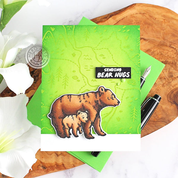 Hero Arts Bear Hugs Stamp & Die Set