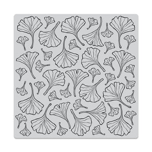 Hero Arts Ginkgo Leaves Pattern Bold Prints Cling Rubber Stamp
