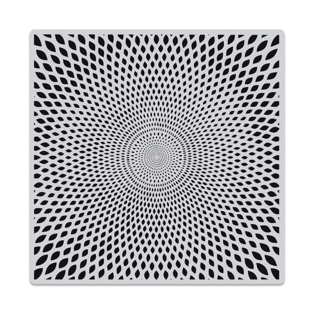 Hero Arts Abstract Criss Cross Bold Prints Cling Rubber Stamp