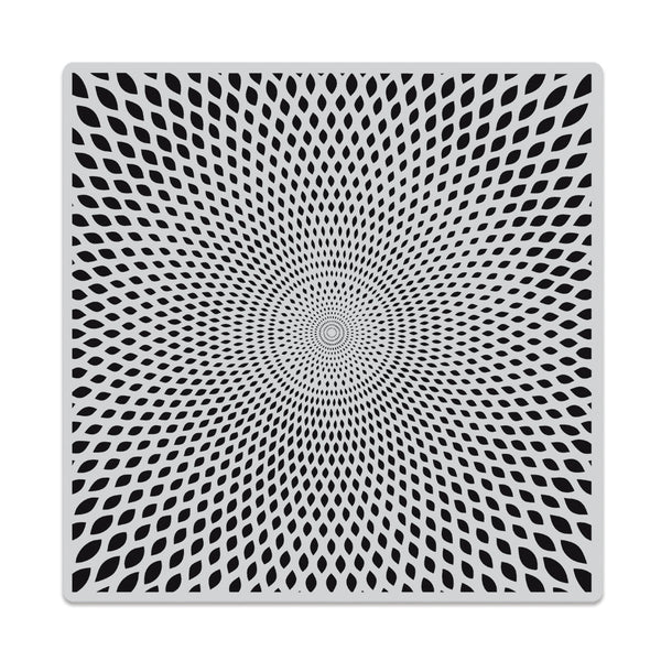 Hero Arts Abstract Criss Cross Bold Prints Cling Rubber Stamp