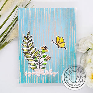 Hero Arts Rain Texture Bold Prints Cling Rubber Stamp