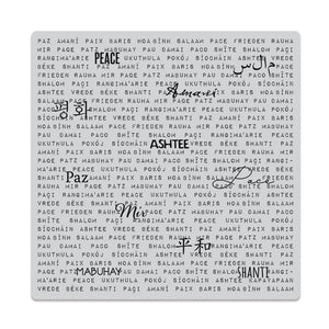 Hero Arts Words of Peace Bold Prints Cling Rubber Stamp