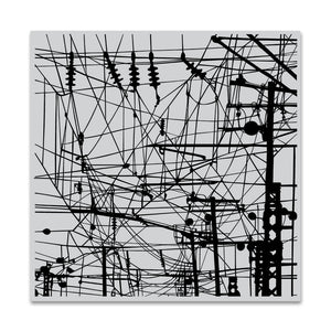 Hero Arts Power Lines Bold Prints Cling Rubber Stamp