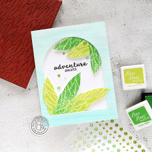 Hero Arts Leafy Background Cling Rubber Stamp