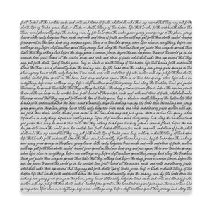 Hero Arts Birdsong Script Cling Stamp