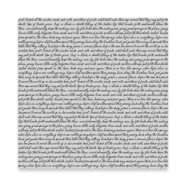 Hero Arts Birdsong Script Cling Stamp