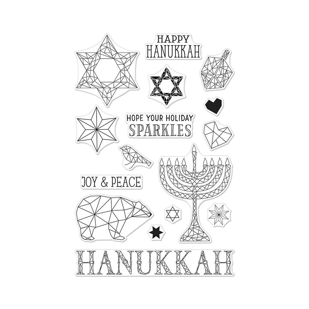 Hero Arts Happy Hanukkah Clear Stamps
