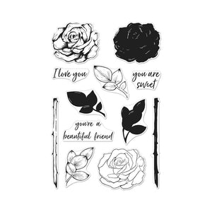 Hero Arts Color Layering Rose Clear Stamps