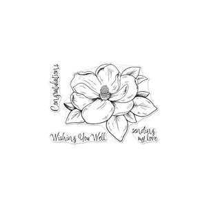 Hero Arts Hero Florals Magnolia Clear Stamps