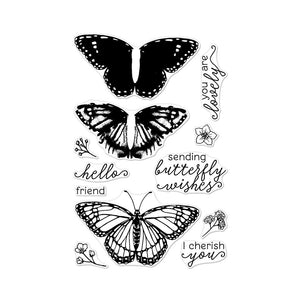 Hero Arts Color Layering Monarch Butterfly Clear Stamps
