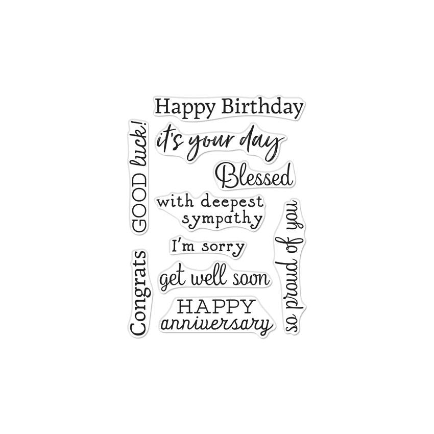 Hero Arts Occasions Clear Stamps