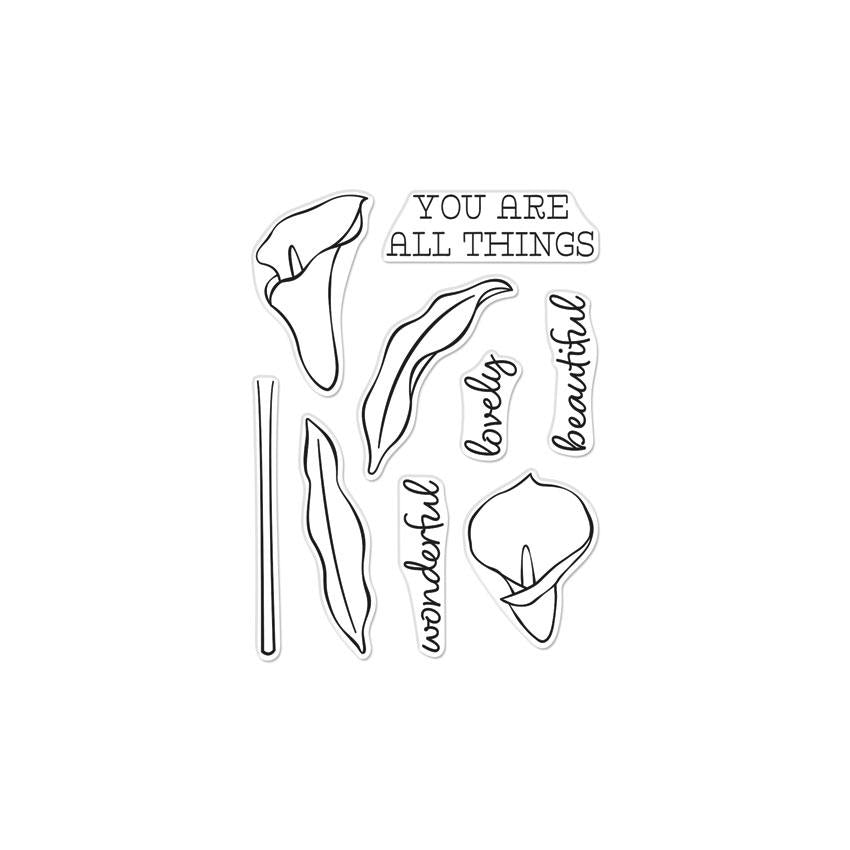 Hero Arts Arum Lily Clear Stamps