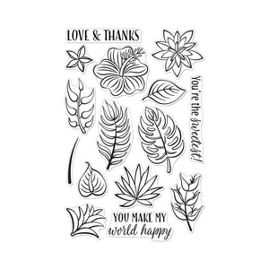 Hero Arts Tropical Flowers Clear Stamps